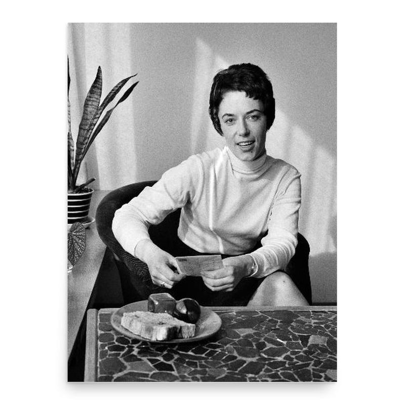 Barbara Helsingius poster print, in size 18x24 inches.