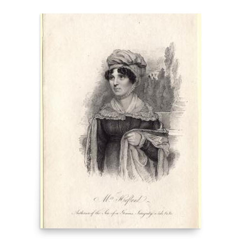 Barbara Hofland poster print, in size 18x24 inches.