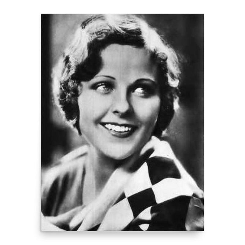 Barbara Kent poster print, in size 18x24 inches.