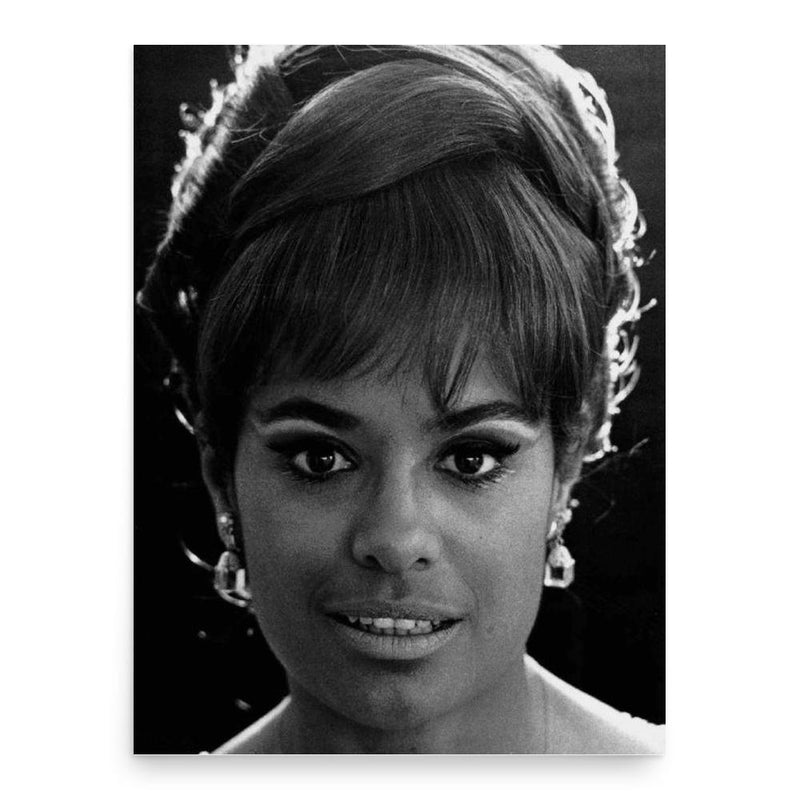 Barbara McNair poster print, in size 18x24 inches.