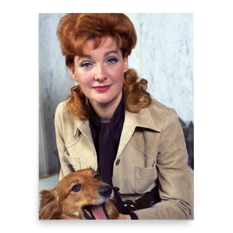 Barbara Murray poster print, in size 18x24 inches.