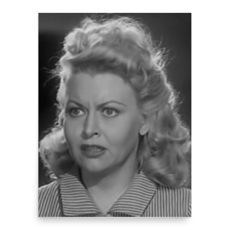 Barbara Pepper poster print, in size 18x24 inches.