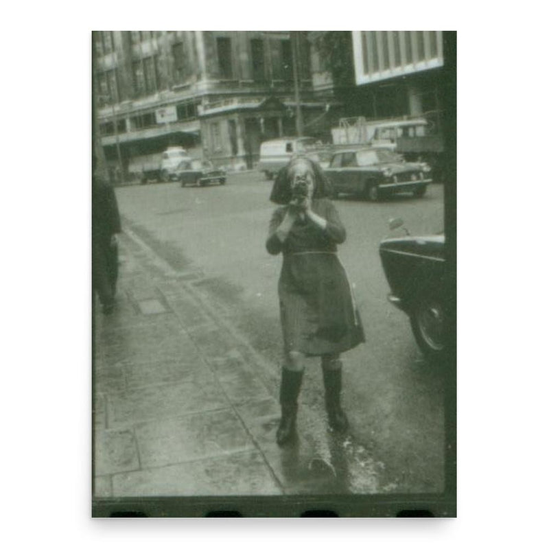 Barbara Rubin poster print, in size 18x24 inches.