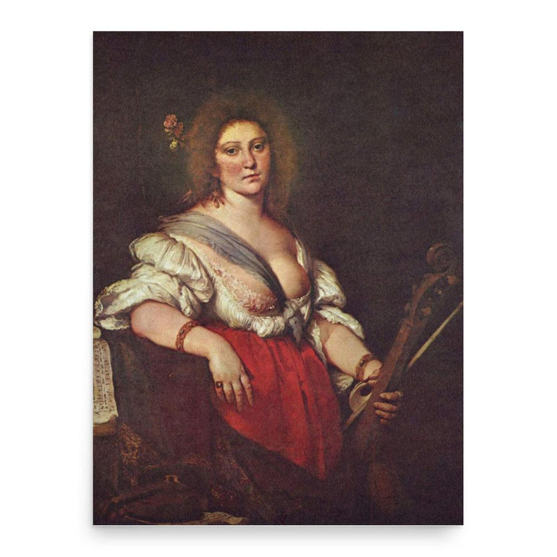 Barbara Strozzi poster print, in size 18x24 inches.
