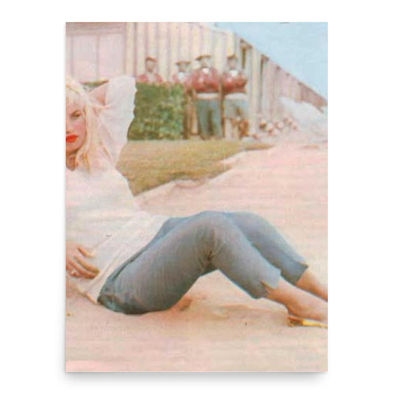 Barbara Valentin poster print, in size 18x24 inches.