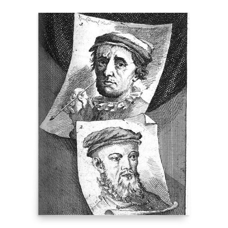 Barend Dircksz poster print, in size 18x24 inches.