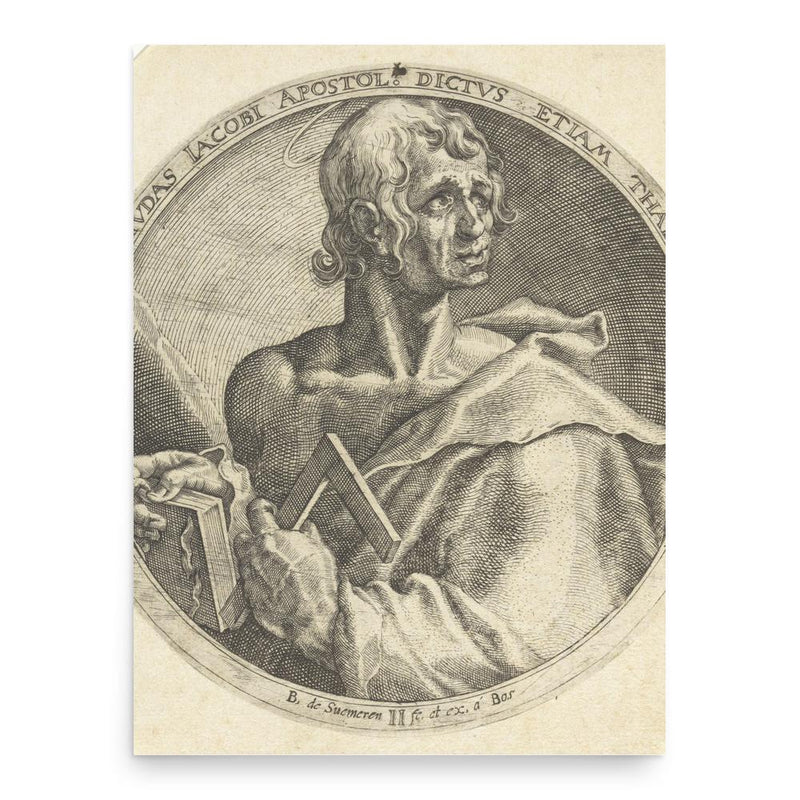 Barend van Someren poster print, in size 18x24 inches.