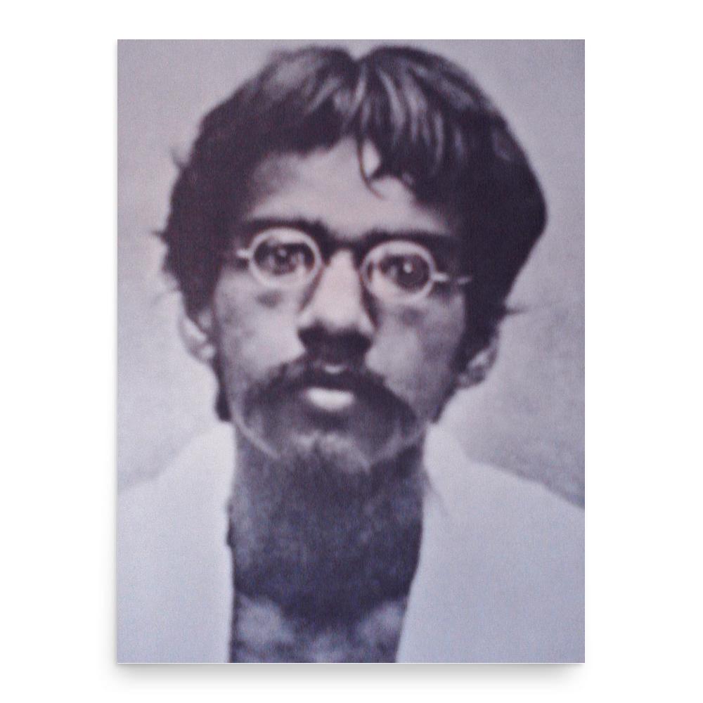 Barindra Kumar Ghosh poster print, in size 18x24 inches.