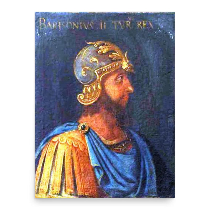 Barisone II of Torres poster print, in size 18x24 inches.