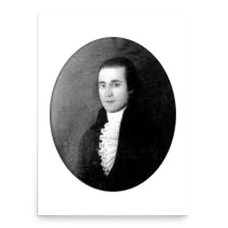 Barnabas Bidwell poster print, in size 18x24 inches.