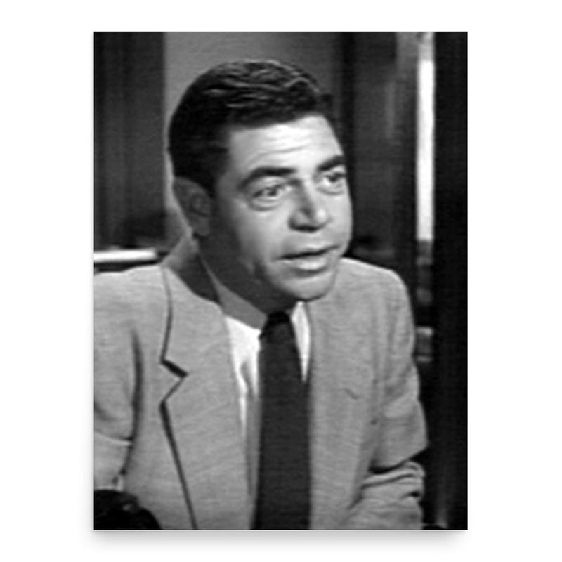 Barney Phillips poster print, in size 18x24 inches.