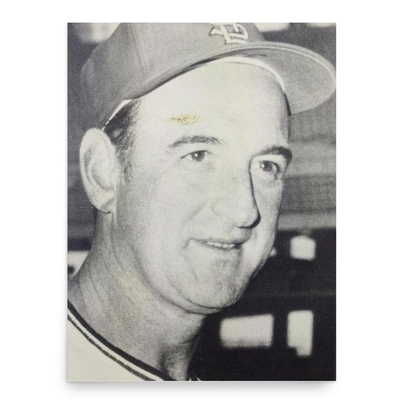 Barney Schultz poster print, in size 18x24 inches.