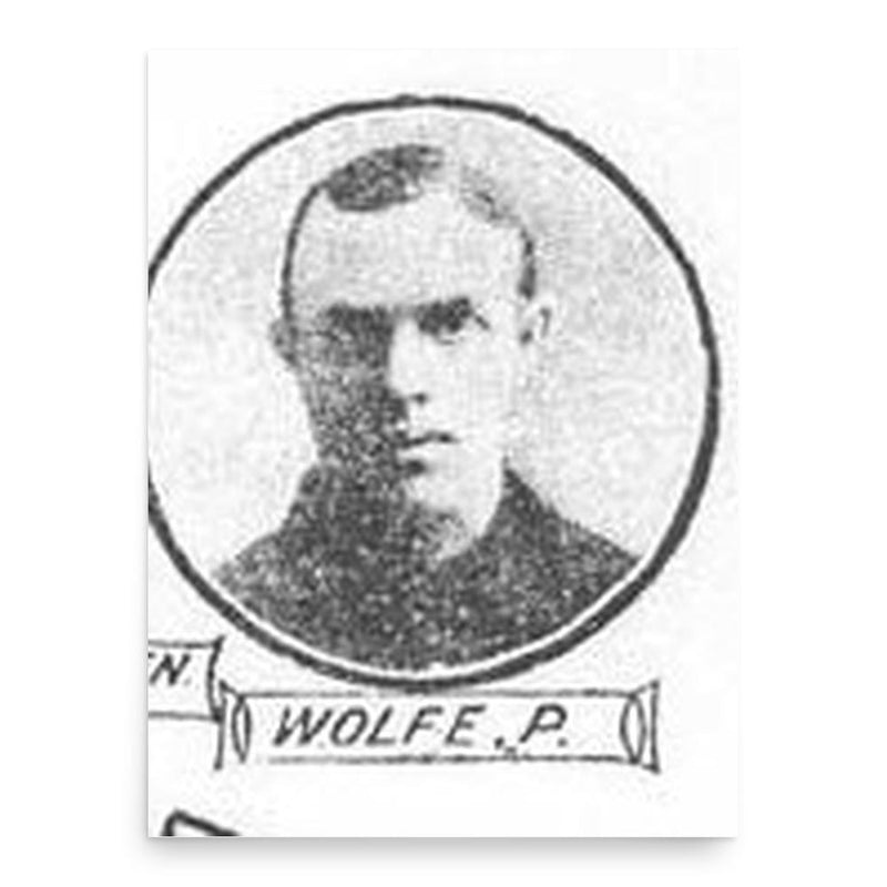 Barney Wolfe poster print, in size 18x24 inches.