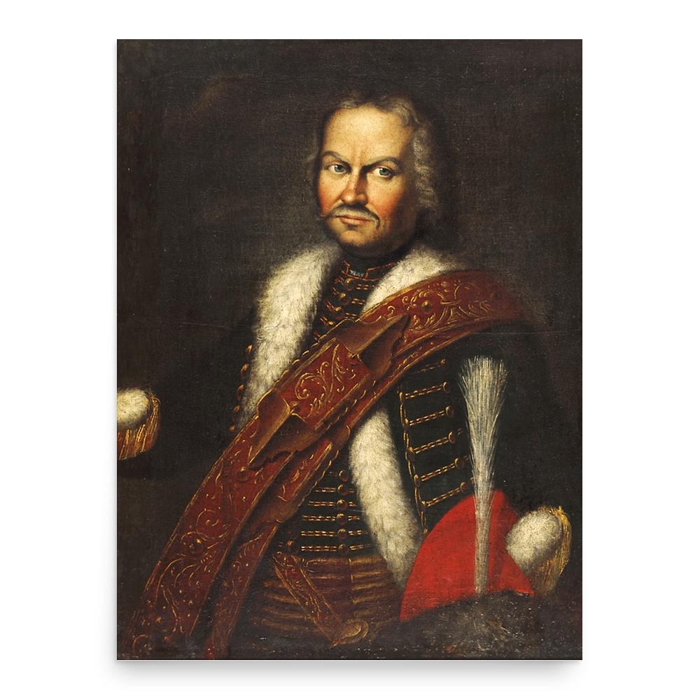 Baron Franz von der Trenck poster print, in size 18x24 inches.