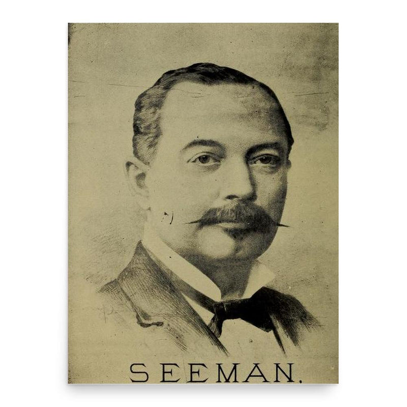 Baron Hartwig Seeman poster print, in size 18x24 inches.
