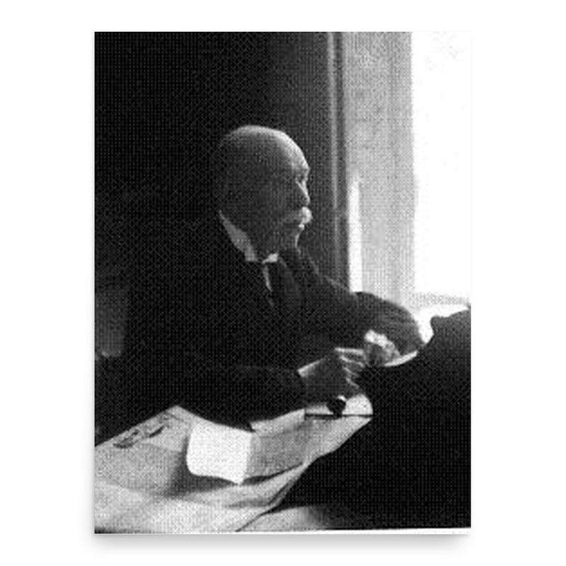 Baron Henri Hottinguer poster print, in size 18x24 inches.