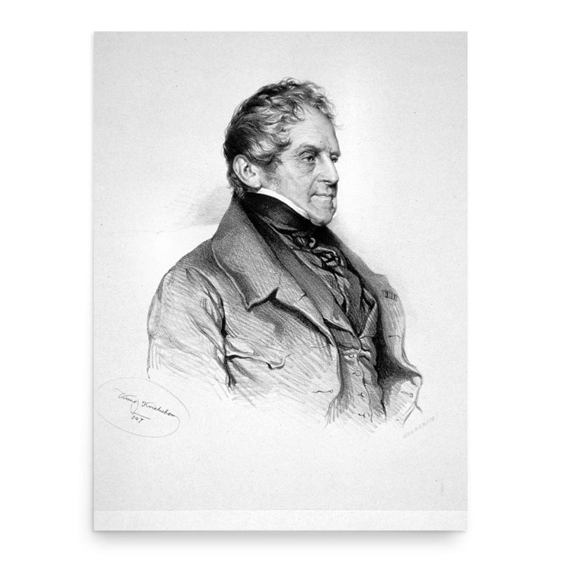 Baron Johann von Wessenberg-Ampringen poster print, in size 18x24 inches.