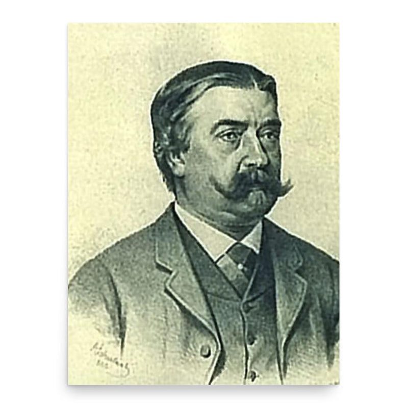 Baron Karl von Hasenauer poster print, in size 18x24 inches.