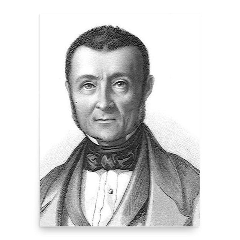 Baron du Potet poster print, in size 18x24 inches.