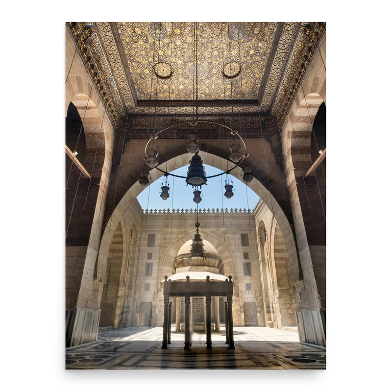 Barquq poster print, in size 18x24 inches.