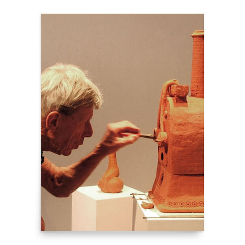 Barry Brickell poster print, in size 18x24 inches.
