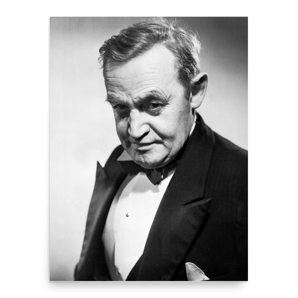 Barry Fitzgerald poster print, in size 18x24 inches.