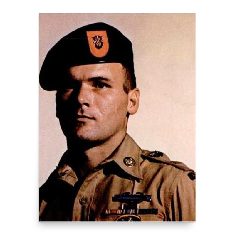 Barry Sadler poster print, in size 18x24 inches.