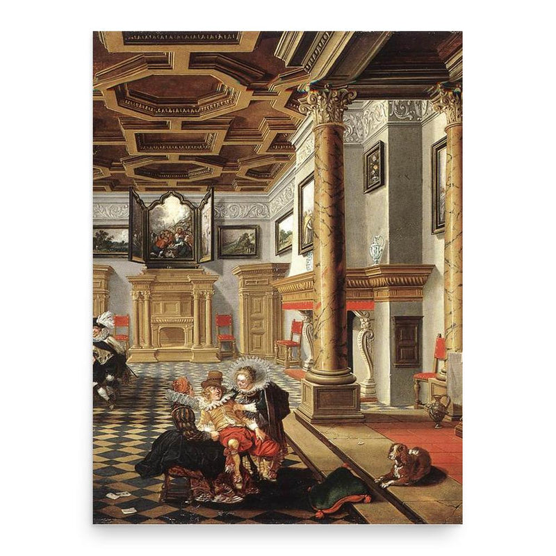 Bartholomeus van Bassen poster print, in size 18x24 inches.