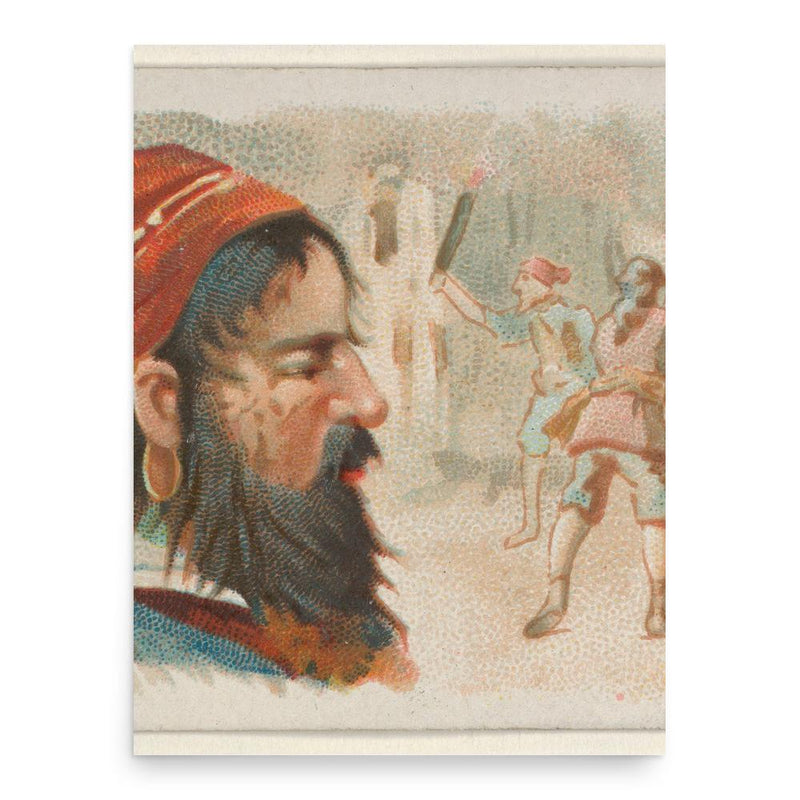 Bartholomew Sharp poster print, in size 18x24 inches.