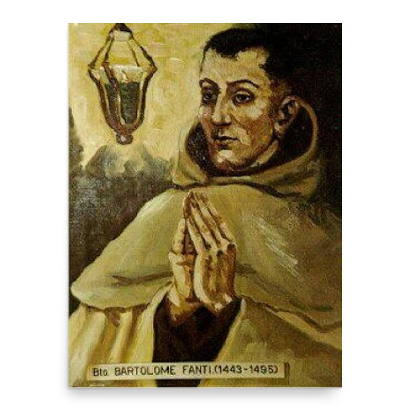 Bartolomeo Fanti poster print, in size 18x24 inches.
