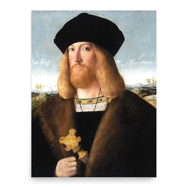 Bartolomeo Veneto poster print, in size 18x24 inches.