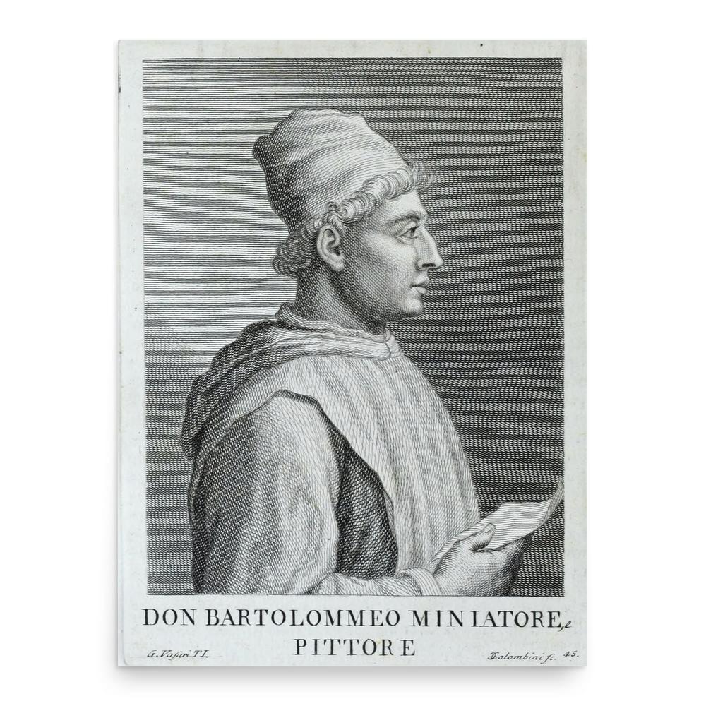 Bartolomeo della Gatta poster print, in size 18x24 inches.