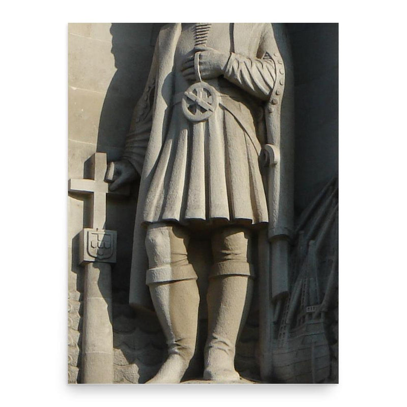 Bartolomeu Dias poster print, in size 18x24 inches.