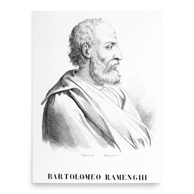 Bartolommeo Ramenghi poster print, in size 18x24 inches.