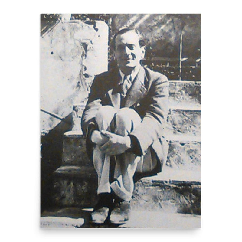 Basil Murray poster print, in size 18x24 inches.
