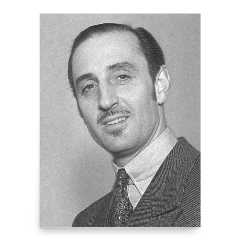 Basil Rathbone poster print, in size 18x24 inches.