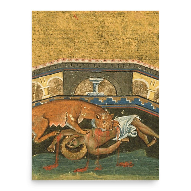 Basil of Ancyra poster print, in size 18x24 inches.