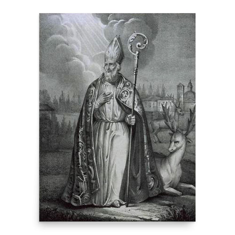 Bassianus of Lodi poster print, in size 18x24 inches.