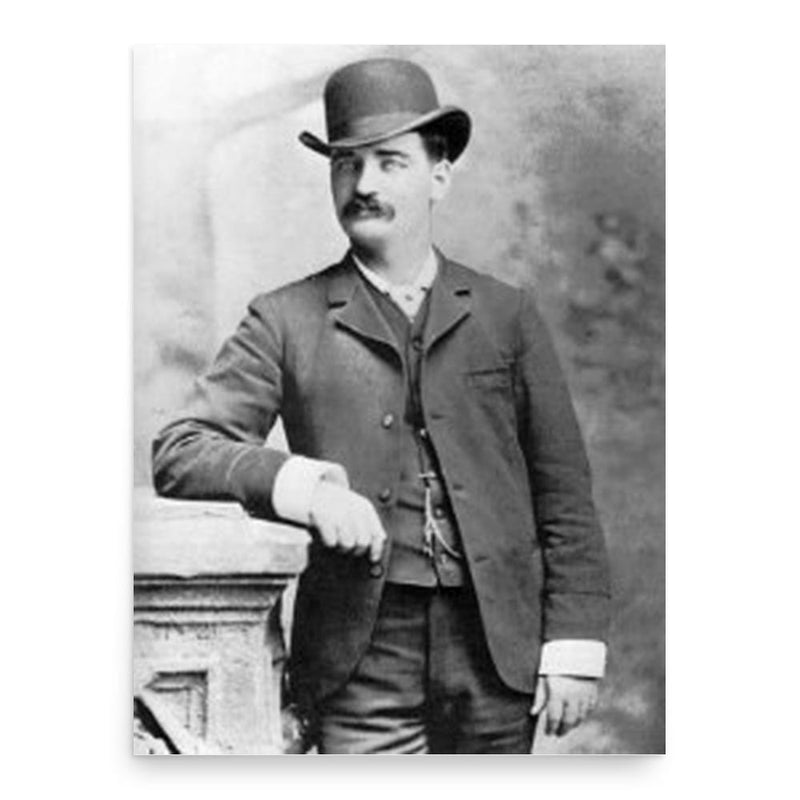 Bat Masterson poster print, in size 18x24 inches.
