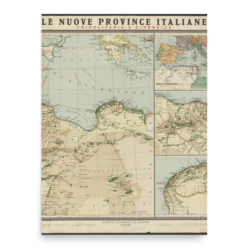 Battus I of Cyrene poster print, in size 18x24 inches.
