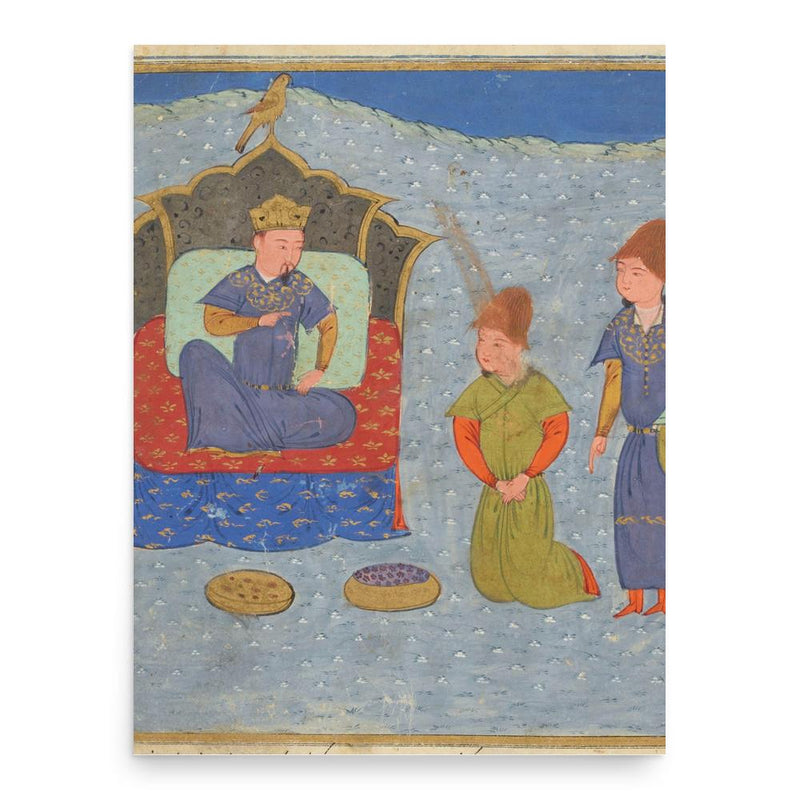 Batu Khan poster print, in size 18x24 inches.