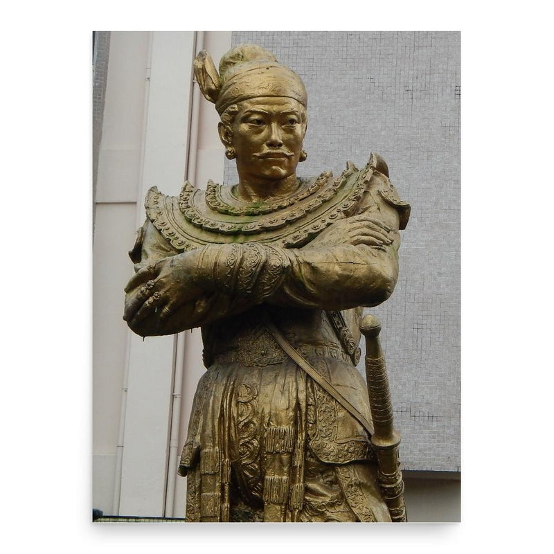 Bayinnaung poster print, in size 18x24 inches.