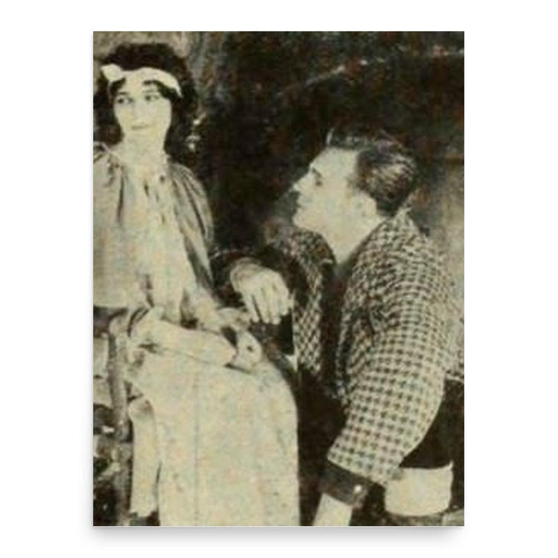 Beatrice Burnham poster print, in size 18x24 inches.