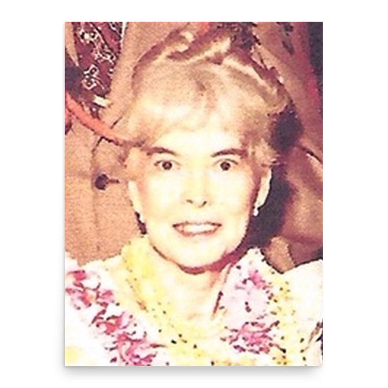 Beatrice Burns poster print, in size 18x24 inches.
