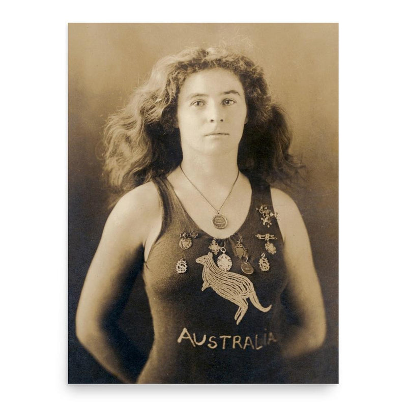 Beatrice Kerr poster print, in size 18x24 inches.