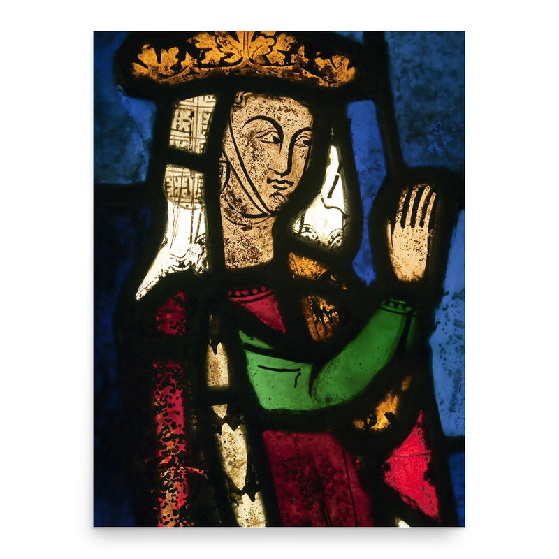 Beatrice of Falkenburg poster print, in size 18x24 inches.
