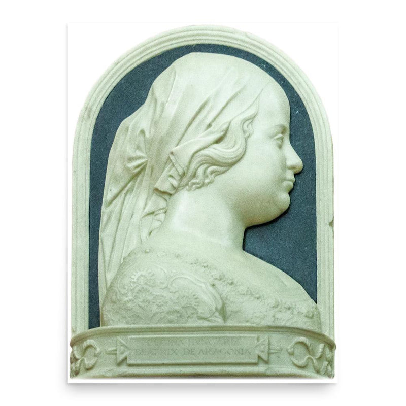 Beatrice of Naples poster print, in size 18x24 inches.
