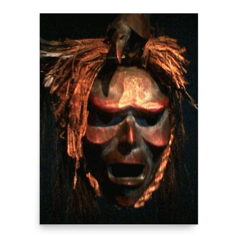 Beau Dick poster print, in size 18x24 inches.