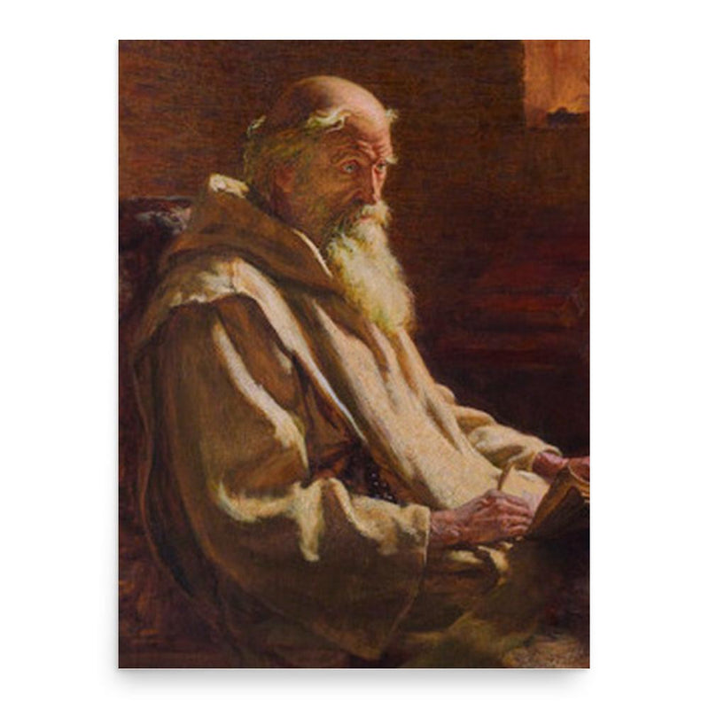 Bede poster print, in size 18x24 inches.
