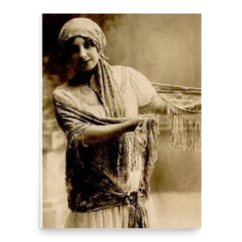 Bella Dorita poster print, in size 18x24 inches.